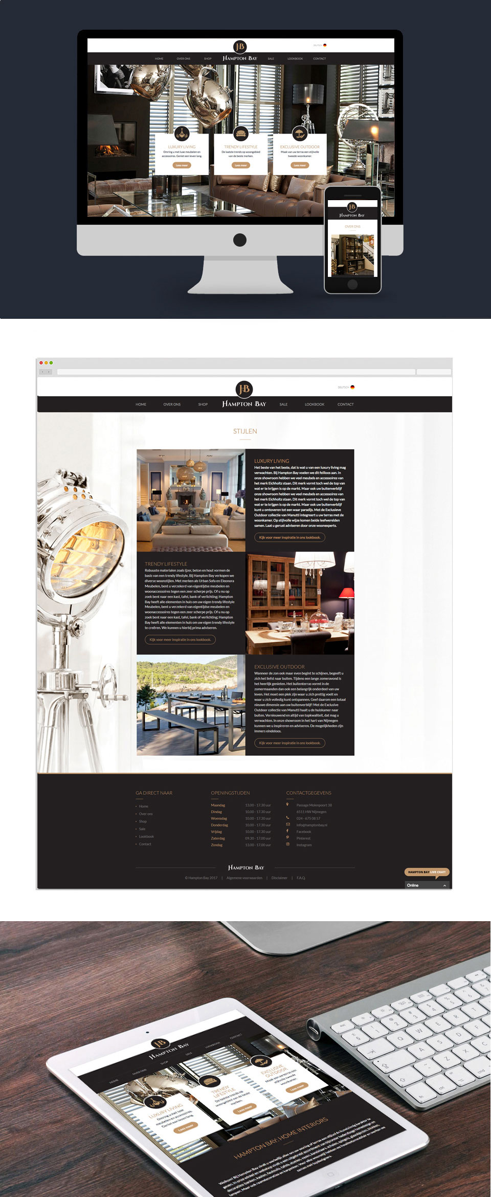 Webdesign - Hampton Bay