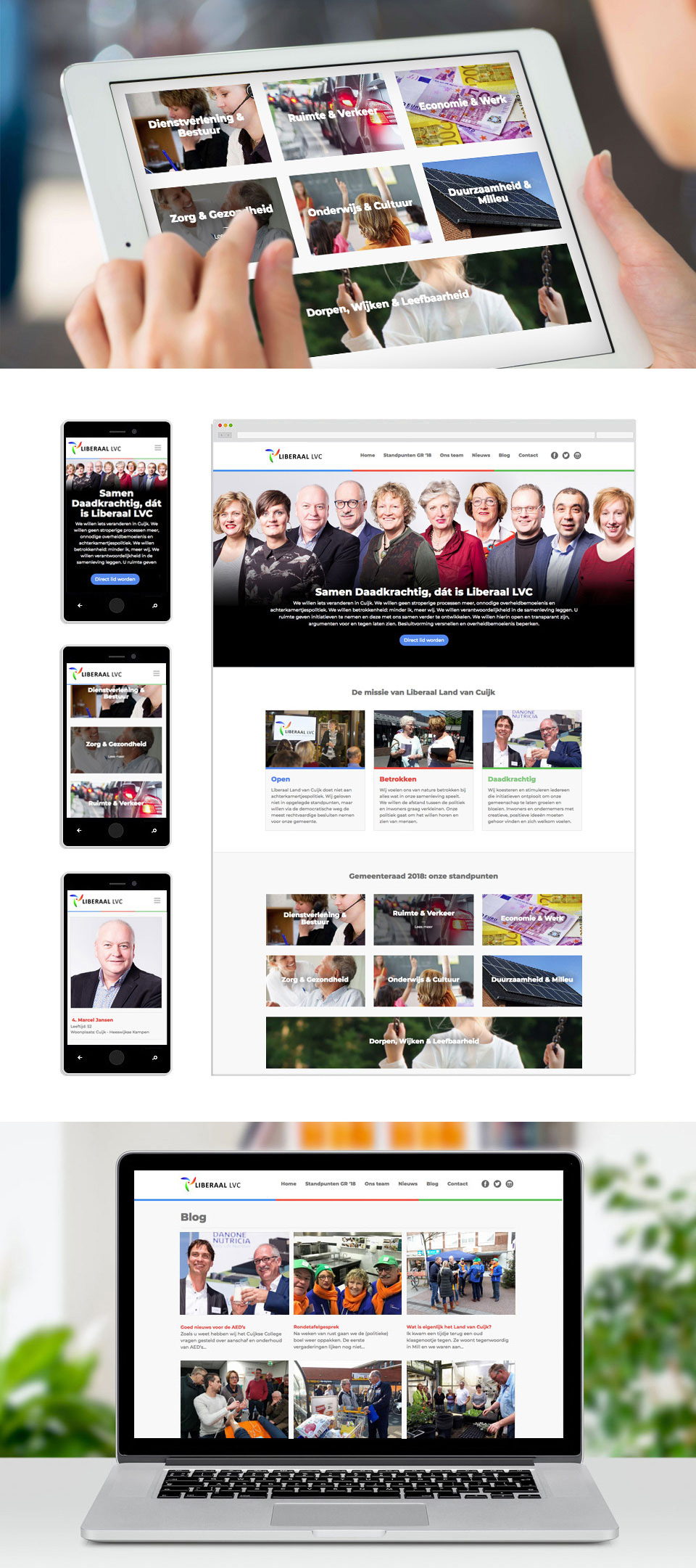 Webdesign - Liberaal LVC